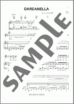 Dardanella(Fred Fisher/Felix Bernard) 楽譜 ピアノ & ボーカル & ギター ダウンロード