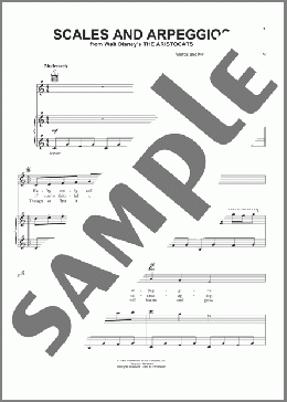 Scales And Arpeggios(Sherman Brothers) 楽譜 ピアノ & ボーカル & ギター ダウンロード