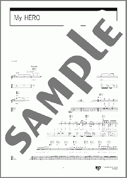 My HERO(04 Limited Sazabys) 楽譜 ギター（弾き語り） 中級 ダウンロード 定額サブスク