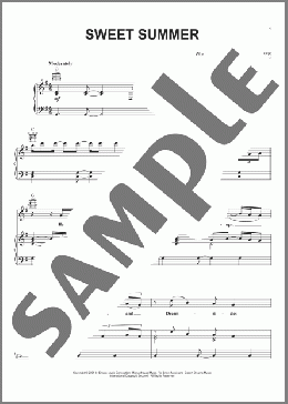 Sweet Summer(Diamond Rio) 楽譜 ピアノ & ボーカル & ギター ダウンロード