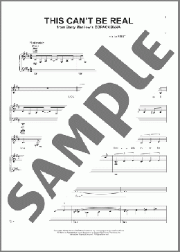 This Can't Be Real(Barry Manilow/Bruce Sussman/Copacabana (Musical)) 楽譜 ピアノ & ボーカル & ギター ダウンロード