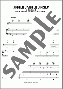Jingle Jangle Jingle (I Got Spurs)(Kay Kyser/Gene Autry/Tex Ritter) 楽譜 ピアノ & ボーカル & ギター ダウンロード