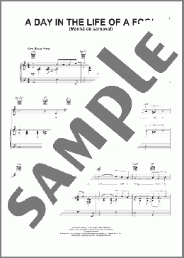 A Day In The Life Of A Fool (Manha De Carnaval)(Carl Sigman) 楽譜 ピアノ & ボーカル & ギター ダウンロード