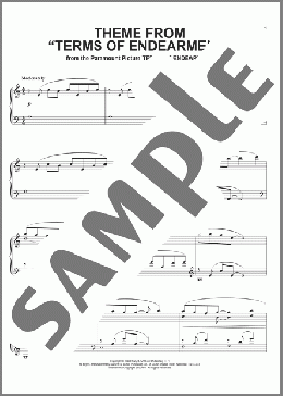 Theme from Terms Of Endearment(Michael Gore) 楽譜 ピアノ（ソロ） ダウンロード