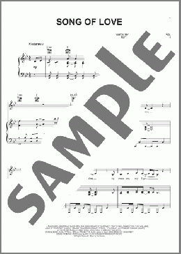 Song Of Love(Rebecca St. James) 楽譜 ピアノ & ボーカル & ギター ダウンロード
