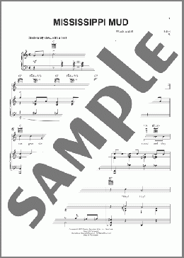 Mississippi Mud(James Cavanaugh/Harry Barris) 楽譜 ピアノ & ボーカル & ギター ダウンロード