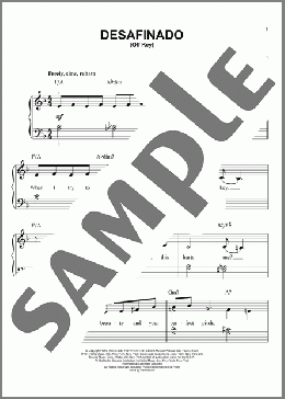 Desafinado (Off Key)(Antonio Carlos Jobim) 楽譜 ピアノ（ソロ） ダウンロード