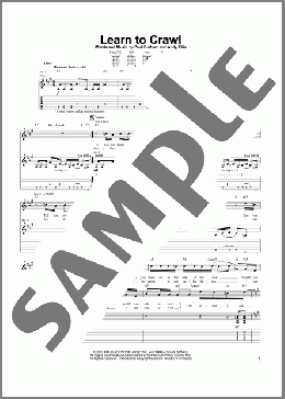 Learn To Crawl(Black Lab/Spider-Man (Movie)) 楽譜 ギター（ソロ） ダウンロード