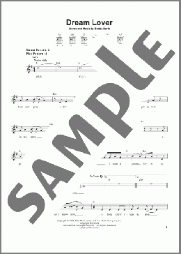 Dream Lover(Bobby Darin/Manhattan Transfer) 楽譜 メロディ ダウンロード