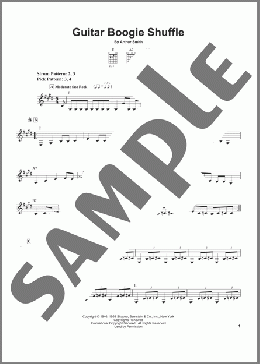 Guitar Boogie Shuffle(The Virtues) 楽譜 メロディ ダウンロード