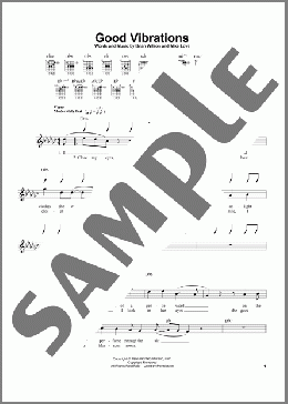 Good Vibrations(The Beach Boys) 楽譜 メロディ ダウンロード