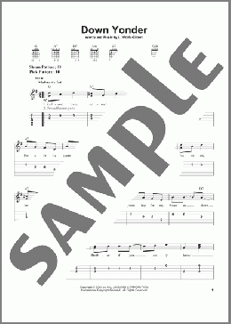 Down Yonder(L. Wolfe Gilbert) 楽譜 メロディ ダウンロード