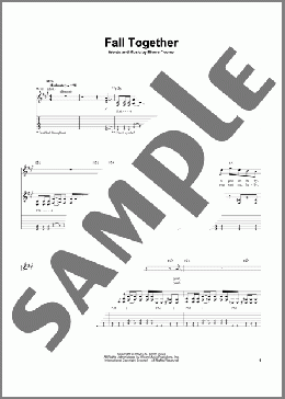 Fall Together(Weezer) 楽譜 ギター（ソロ） ダウンロード