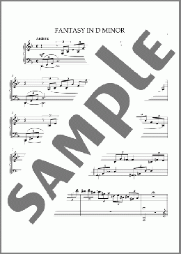 Fantasy in D Minor, K. 397(Mozart) 楽譜 ピアノ（ソロ） ダウンロード