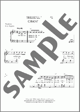 There'll Be Some Changes Made(Billy Higgins) 楽譜 ピアノ（ソロ） ダウンロード