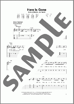 Here Is Gone(Goo Goo Dolls) 楽譜 メロディ ダウンロード