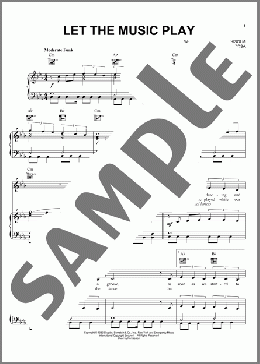 Let The Music Play(Shannon) 楽譜 ピアノ & ボーカル & ギター ダウンロード