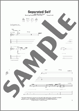 Separated Self(Saliva) 楽譜 ギター（ソロ） ダウンロード
