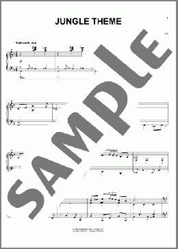 Jungle Theme(Joel McNeely) 楽譜 ピアノ & ボーカル & ギター ダウンロード