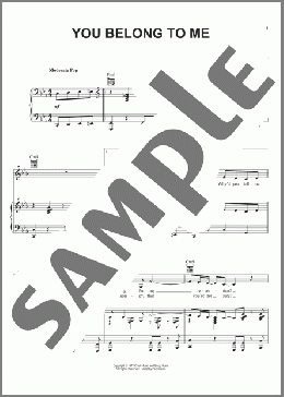You Belong To Me(Carly Simon/Jennifer Lopez) 楽譜 ピアノ & ボーカル & ギター ダウンロード