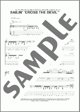 Sailin' 'Cross The Devil's Sea(Allman Brothers Band) 楽譜 ギター（ソロ） ダウンロード