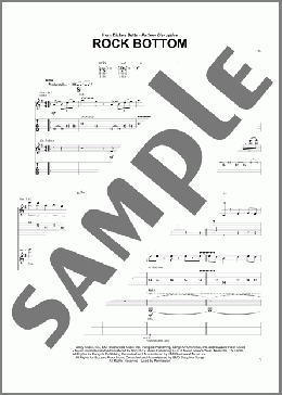 Rock Bottom(Dickey Betts) 楽譜 ギター（ソロ） ダウンロード