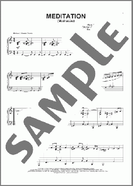 Meditation (Meditacao)(Antonio Carlos Jobim) 楽譜 ピアノ（ソロ） ダウンロード