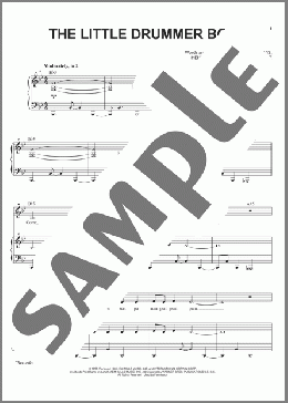 The Little Drummer Boy(Katherine K. Davis) 楽譜 ピアノ & ボーカル & ギター ダウンロード