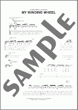 My Winding Wheel(Ryan Adams) 楽譜 ギター（ソロ） ダウンロード