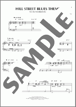 Hill Street Blues Theme(Mike Post/TV Theme Song) 楽譜 ピアノ（ソロ） ダウンロード