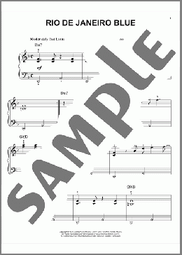 Rio De Janeiro Blue(Randy Crawford) 楽譜 ピアノ（ソロ） ダウンロード