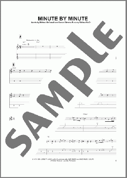 Minute By Minute(Michael McDonald/The Doobie Brothers) 楽譜 ギター（ソロ） ダウンロード