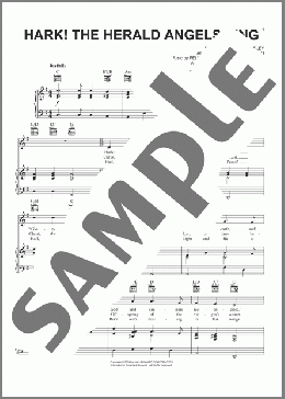 Hark! The Herald Angels Sing(Charles Wesley) 楽譜 ピアノ & ボーカル & ギター ダウンロード