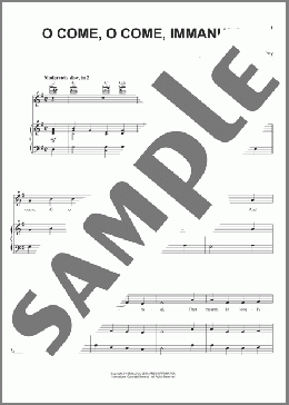 O Come, O Come Immanuel(John M. Neale) 楽譜 ピアノ & ボーカル & ギター ダウンロード