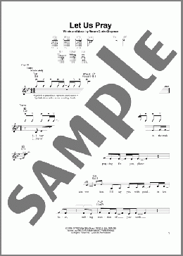 Let Us Pray(Steven Curtis Chapman) 楽譜 メロディ ダウンロード
