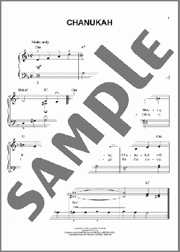 Chanukah(Sheldon Secunda) 楽譜 ピアノ（ソロ） ダウンロード