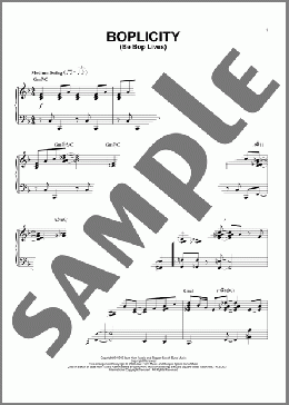 Boplicity (Be Bop Lives)(Miles Davis) 楽譜 ピアノ（ソロ） ダウンロード