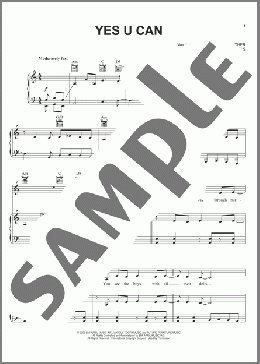 Yes U Can(Jewel) 楽譜 ピアノ & ボーカル & ギター ダウンロード