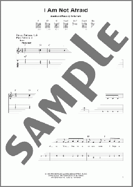 I Am Not Afraid(Twila Paris) 楽譜 メロディ ダウンロード