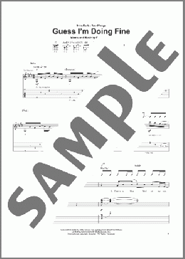 Guess I'm Doing Fine(Beck) 楽譜 ギター（ソロ） ダウンロード