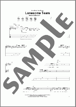 Lonesome Tears(Beck) 楽譜 ギター（ソロ） ダウンロード