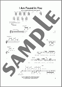 I Am Found In You(Steven Curtis Chapman) 楽譜 メロディ ダウンロード