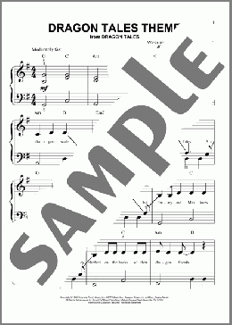 Dragon Tales Theme(Jessee Harris) 楽譜 ピアノ（ソロ） ダウンロード
