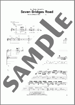 Seven Bridges Road(Eagles) 楽譜 ギター（ソロ） ダウンロード