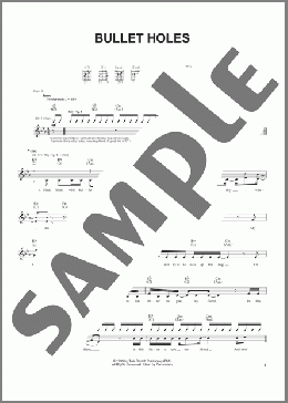 Bullet Holes(Dispatch) 楽譜 ギター（ソロ） ダウンロード