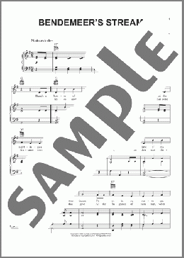 Bendemeer's Stream(Thomas Moore) 楽譜 ピアノ & ボーカル & ギター ダウンロード