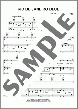 Rio De Janeiro Blue(Freddy Cole/Randy Crawford) 楽譜 ピアノ & ボーカル & ギター ダウンロード
