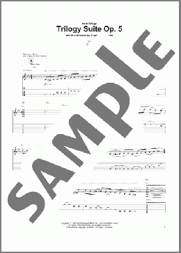 Trilogy Suite Op. 5(Yngwie Malmsteen) 楽譜 ギター（ソロ） ダウンロード