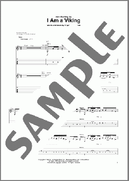 I Am A Viking(Yngwie Malmsteen) 楽譜 ギター（ソロ） ダウンロード