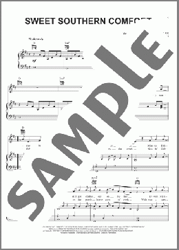 Sweet Southern Comfort(Buddy Jewell) 楽譜 ピアノ & ボーカル & ギター ダウンロード